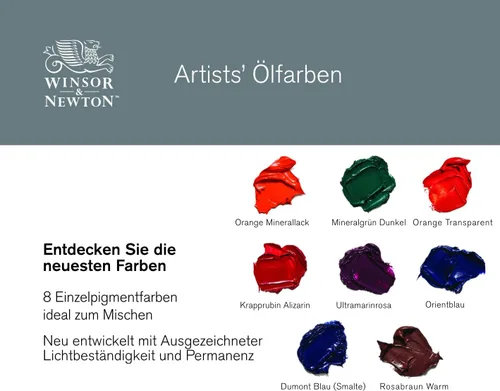 Miniatura 16 de Winsor & Newton Pintura al óleo para artistas, tubo de 37 ml (1.25 oz), Verde Mineral Profundo