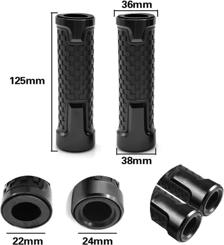Miniatura 2 de Motocicleta para Suzuki Gixxer 150 250 155 SF Gixxer 150SF 250SF 2023 2020 2021 empuñaduras de aluminio para manillar de motocicleta, mango de mano