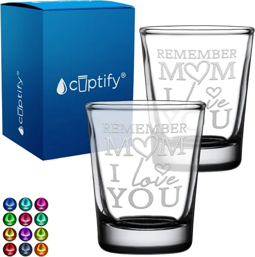 Miniatura 81 de Cuptify Regalos para baby shower, para la nueva mamá, EST 2023, 2 onzas, con fondo negro, juego de 2 vasos grabados para fiesta, regalo