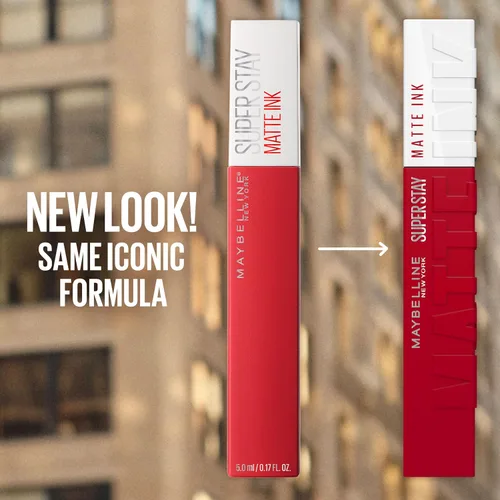 Miniatura 3 de Maybelline SuperStay - Lápiz labial líquido de tinta mate, “Mover”. 0.17 Oz liquidas 160 MOVER