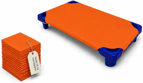 Miniatura 17 de Sábanas para cuna para niños pequeños y preescolares – Sábana para cuna/preescolar – Bucles elásticos en las esquinas – Sábana bajera para cuna