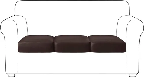 Miniatura 62 de Yates Home Funda de cojín de piel sintética para sofá, impermeable, elástica, para asiento de caravana, sofá biplaza, protector de muebles, funda