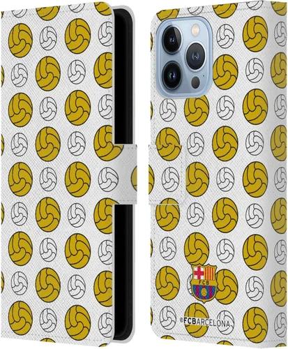 Miniatura 39 de Head Case Designs Funda de piel con licencia oficial del FC Barcelona Ball Pattern Campions compatible con Apple iPhone 11