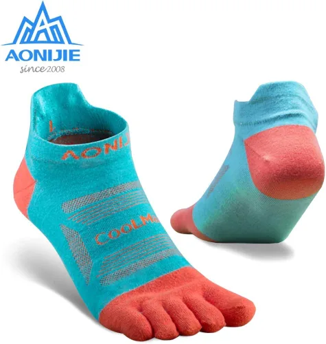 Miniatura 3 de AONIJIE Toe Socks for Men and Women High Performance Athletic Running Toe Socks