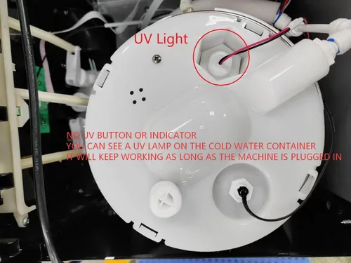 Miniatura 8 de IKT Dispensador de enfriador de agua autolimpiante, carga inferior para botella de 3-5 galones con bloqueo de seguridad para niños, pantalla LED
