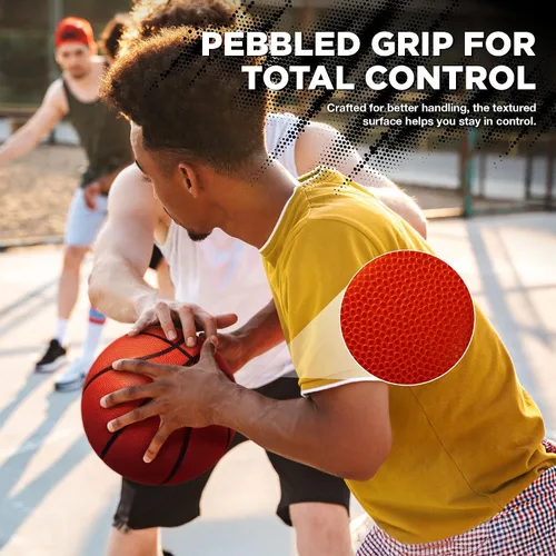 Miniatura 3 de Lifeworks Rubber Basketball - Made for Indoor and Outdoor Games - Sold Deflated (Pump NOT Included)