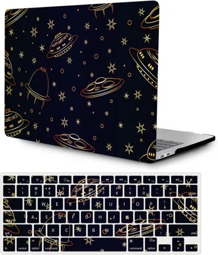 Miniatura 26 de Compatible con MacBook Pro de 13 pulgadas modelo A1278 versión 2012 2011 2010 2009 2008 versión antigua con CD-ROM, funda rígida para laptop