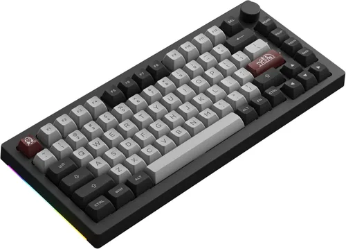 Miniatura 4 de Akko Dracula Castle Teclado Mecánico 5075B Plus 75% RGB Intercambiable en Caliente, Teclado de Juego con Múltiples Modos con Perilla, con Teclas PBT