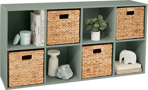 Best Choice Products Librería Infantil Organizadora de Almacenamiento de 8 Cubos, Apertura de Estante de 11 Pulgadas, Estantería, Almacenamiento de