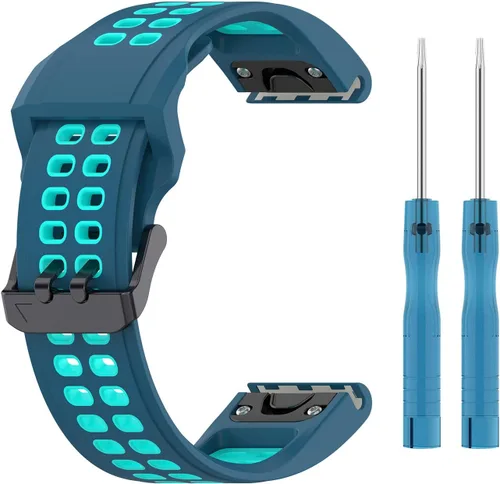 Miniatura 6 de Correas de reloj compatibles con Amazfit Falcon Correa de reloj de 0.866 in de ancho, compatible con correa de silicona de repuesto para reloj