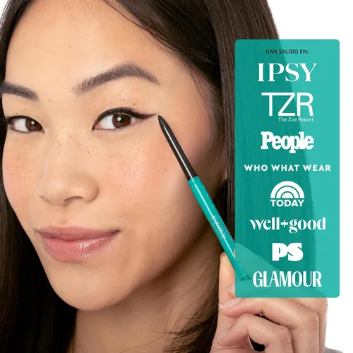 Miniatura 8 de Thrive Causemetics Lápiz delineador de ojos Infinity impermeable, con sacapuntas integrado y punta anti-manchas, de larga duración, a prueba