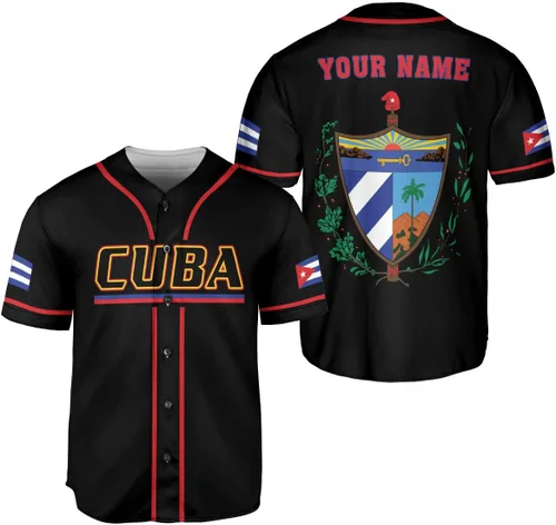 Podagree - Camiseta de béisbol personalizada de Cuba, camiseta de bandera de Cuba, camiseta cubana para hombres y mujeres, camiseta cubana