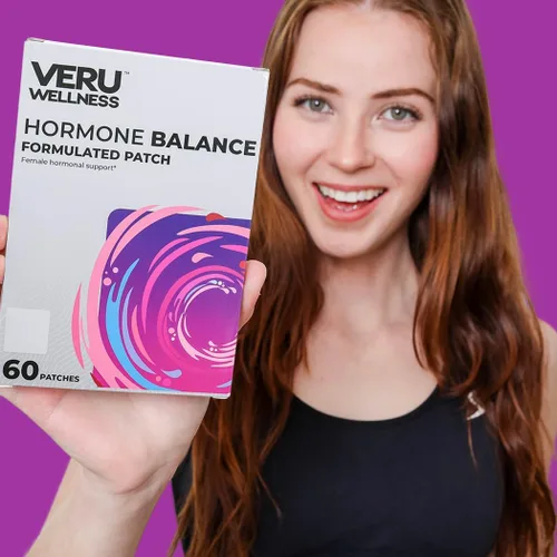 Miniatura 6 de Veru Wellness Parche de equilibrio hormonal mio inositol y D-Chiro inositol - Soporte ovárico, mensural y del estado de ánimo para mujeres
