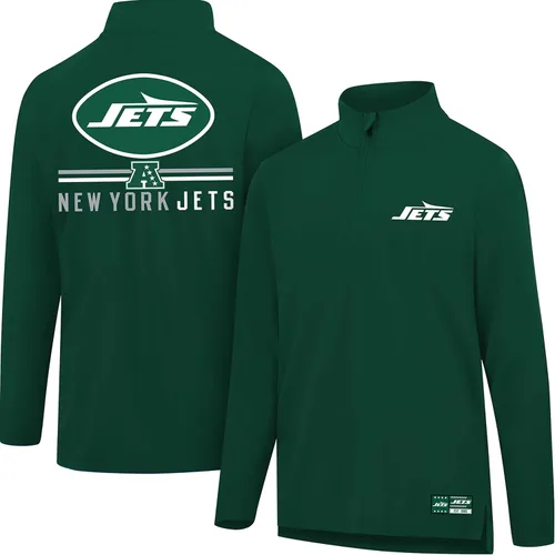 Miniatura 59 de Ultra Game Men's NFL Official Super Soft Quarter Zip Long Sleeve T-Shirt