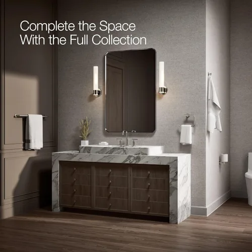 Miniatura 4 de Kohler K14443-TT Purist Gancho para bata individual titanio vibrante
