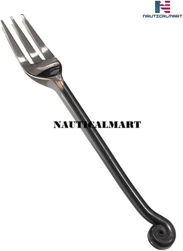 Miniatura 2 de Nautical-Mart Treble Clef Flatware Tenedor de ensalada de acero inoxidable