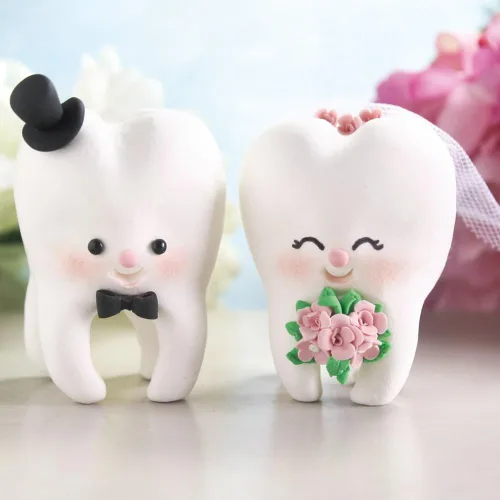 Miniatura 5 de Molde de silicona para dientes, divertida bandeja de cubitos de hielo con forma de dientes, molde de gelatina de postre de caramelo de chocolate