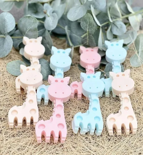 Giraffe Soap Favors - Giraffe Baby Shower Favors, Boy Girl Baby Giraffe Decorations, Safari Jungle Baby Shower Party Gift