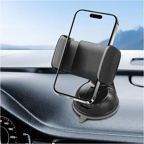 Miniatura 7 de Soporte para teléfono celular de automóvil, soporte de teléfono automático ajustable en 360° con ventosa fuerte, soporte de navegación