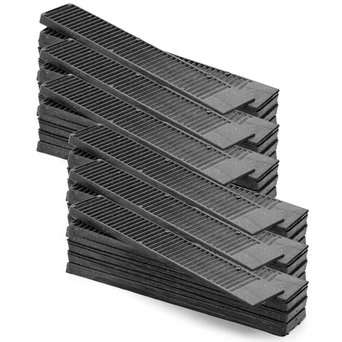 Cuñas compuestas (paquete de 36) - Cuñas compuestas duras para mejoras del hogar - Cuñas que nunca se pudren para nivelar - Cuñas de mesa para