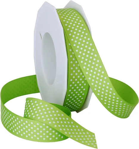 Miniatura 40 de Morex Ribbon Swiss Dot - Cinta de grogrén de poliéster, carrete de 3/8 pulgadas por 20 yardas, aguamarina