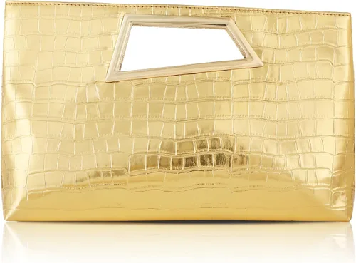 Miniatura 22 de Bolso de mano Coucoland para mujer - Bolsos de noche de cuero PU con purpurina de moda para fiesta de boda, uso diario PU Leather