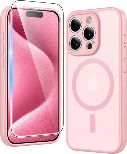 Miniatura 145 de FNTCASE Funda para iPhone 13 Pro-Max: Fundas magnéticas transparentes compatibles con Magsafe Slim anti amarillamiento protección contra caídas