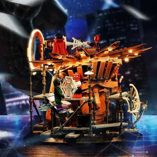Miniatura 3 de Kit de luces LED mejorado compatible con Lego 76261 Final Battle Building Set, decoración de luces compatible con Lego 76261 (modelo no incluido)