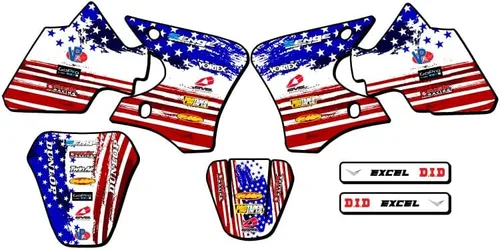 Miniatura 5 de Kit de base gráfica TTR 90 Merica Grey Senge 2000-2008 compatible con Yamaha
