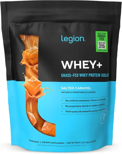 Miniatura 9 de LEGION Whey+ Proteína de Suero Aislado de Vacas Alimentadas con Pasto - Polvo de Proteína de Suero Aislado Bajo en Calorías, Sin OMG, Sin Azúcar