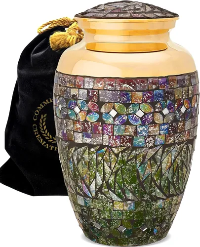 Miniatura 29 de Commemorative Cremation Urns for Human Ashes Adulto Hombre y Mujer – Urnas de cremación personalizadas decorativas bellamente hechas a mano