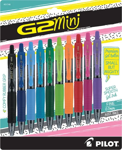 Miniatura 8 de PILOT G2 Edición Limitada Harmony Ink Collection Bolígrafos de gel retráctiles, punta fina de 0.7mm, juego de bolígrafos de gel, tinta surtida