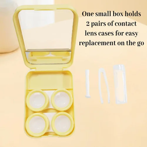 Miniatura 3 de Herramienta aplicadora de lentes de contacto, estuche para lentes de contacto, herramienta removedor de lentes de contacto, fundas con espejos