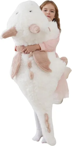 Miniatura 8 de Animales de peluche de cocodrilo gigante, animales de peluche de cocodrilo gigante, juguete de peluche de cocodrilo grande de 52 pulgadas, enorme