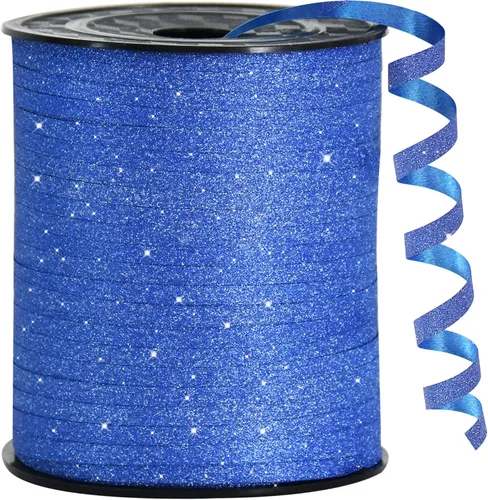Miniatura 19 de BEISHIDA Cinta Plateada Rizada Ondulada de 500 Yardas, Cuerda para Globos, Rollo Metálico Brillante para Cinta de Envolver Regalos para Fiestas