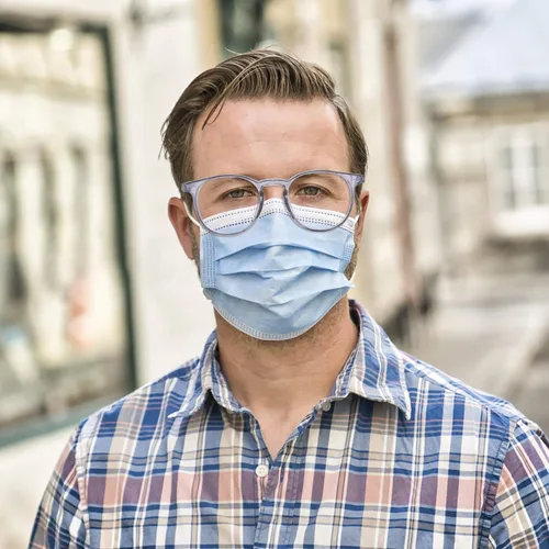 Miniatura 5 de 2 pares de gafas de seguridad anti niebla, gafas de protección azul, bloqueo de luz azul para hombres mujeres