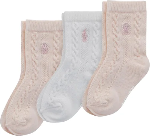 Miniatura 6 de Polo Baby Cable Texture Socks 3 Pair Pack