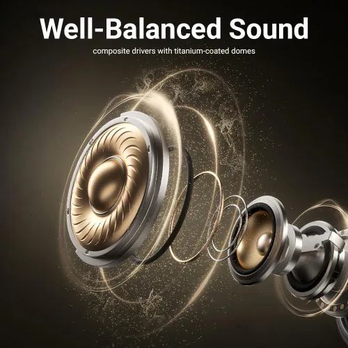 Miniatura 6 de Auriculares inalámbricos Bluetooth, auriculares con ganchos para los oídos V5.4, auriculares intraurales con conexión estable, graves profundos