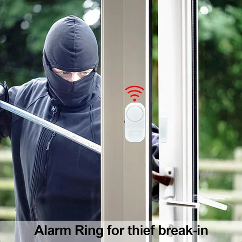 Miniatura 3 de Alarma de puerta y ventana, alarma de puerta de 95 dB para seguridad de los niños, sensor inalámbrico, alarma antirrobo de ventana, alarmas