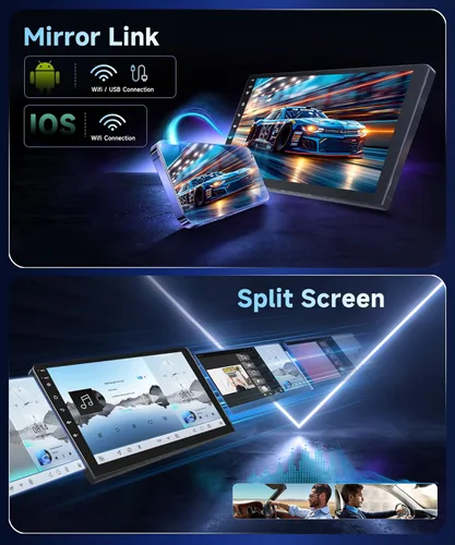 Miniatura 6 de 8Core4+64G Estéreo de coche para Toyota Avalon 2006-2010 Wireless CarPlay/Android Auto Android Radio con Qualcomm 9 pulgadas IPS pantalla táctil