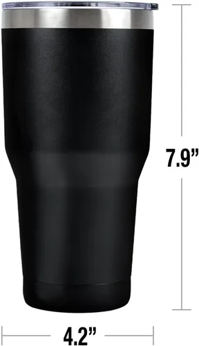 Miniatura 6 de Power Rangers Green Ranger Belt - Vaso de acero inoxidable de 30 onzas, taza de viaje para café, aislamiento al vacío y doble pared con tapa RANGER