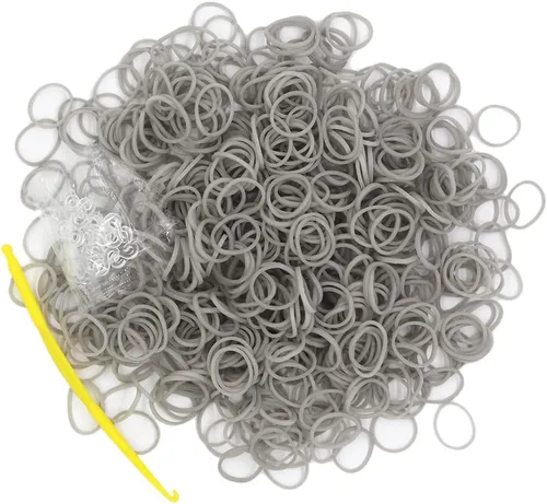 Miniatura 16 de Kit de 3000 bandas de goma de telar con 75 clips, 5 ganchos, kit de fabricación de pulseras de primera calidad para niños, tejer, regalo de A-Café