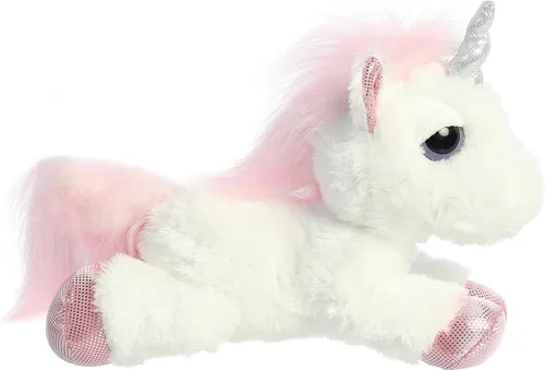 Miniatura 2 de Aurora - Ojos de ensueño - Unicornio celestial de 10" - Blanco
