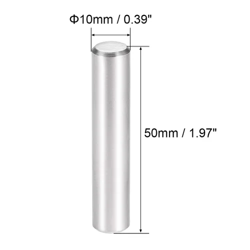 Miniatura 3 de uxcell 0.394 x 1.969 in (aproximadamente 25/64 pulgadas) pasador de pasador de madera de acero inoxidable 304 litera para cama, pasadores