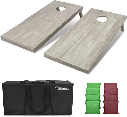 Miniatura 35 de GoSports Juego de tablas de cornhole de madera de tamaño reglamentario de 4 x 2 pies, incluye funda de transporte y bolsas de frijoles