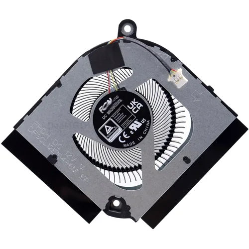 Miniatura 5 de Deal4GO Ventilador de refrigeración de CPU de 12V 23.QLZN2.001 23.QFJN2.001 Reemplazo para Acer Nitro 5 AN515-58 AN517-55 AN515-46 AN517-42