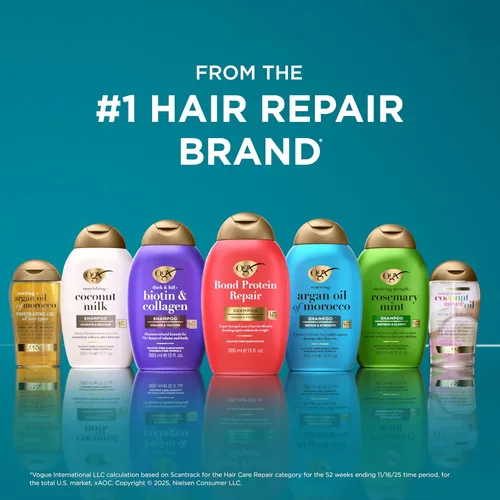 Miniatura 8 de OGX Nutritivo + juego de champú y acondicionador sin sulfato de leche de coco, hidrata y suaviza el cabello, tecnología Lipi Pro Shield, aroma