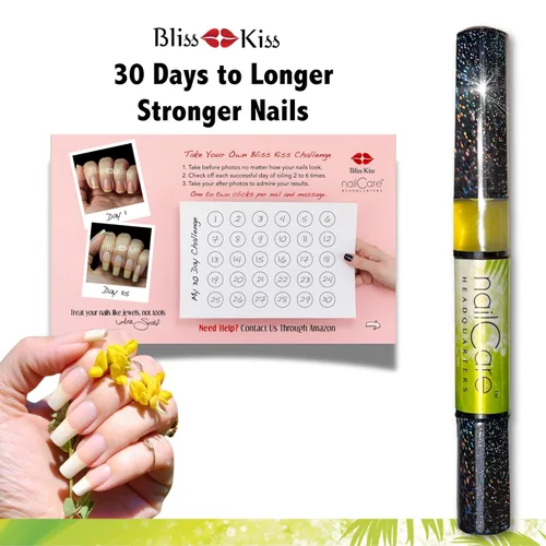 Miniatura 2 de Nail Care Headquarters Simply Pure - Bolígrafo de aceite para cutículas para uñas, fortalecedor de uñas, aceite de crecimiento y suero para uñas