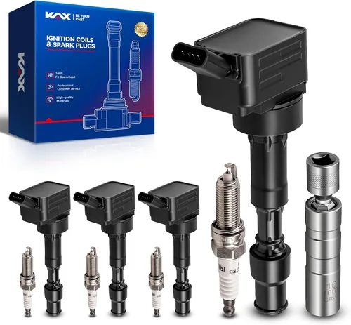 Miniatura 36 de Bobina de encendido KAX UF303 Paquete de 6 unidades Compatible con Trailblazer, Envoy XL, H3, Trailblazer EXT, Rainier, i-370, i-350, i-290, i-280
