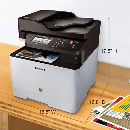 Miniatura 3 de Samsung SL-C1860FW/XAA impresora color inalámbrica con escáner, copiadora y fax